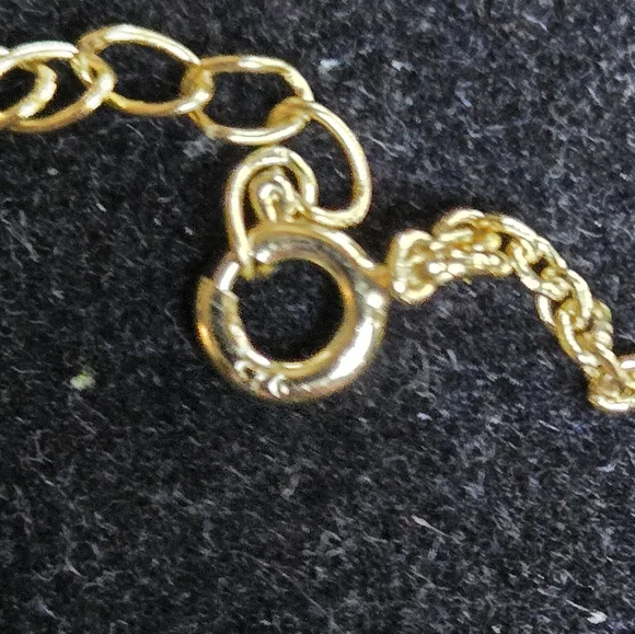 White Sapphire Sterling & Gold Infinity Crescent Moon & Star Bracelet 8" - Picture 9 of 10